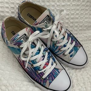 COPY - Converse All Star Chuck Taylor tropical print sneakers M7.5 W9.5 EEUC